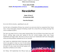 Geraldine Primary School - 22 September 2023