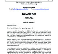 Geraldine Primary School - 3 February 2023