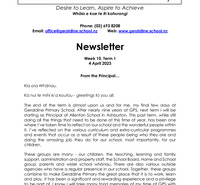 Geraldine Primary School - 4 April 2023