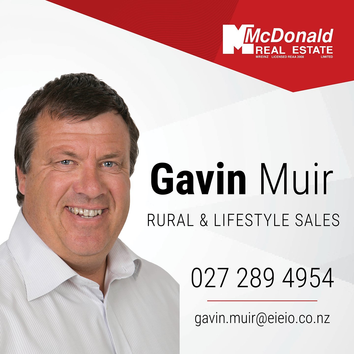 Gavin Muir - McDonald Real Estate